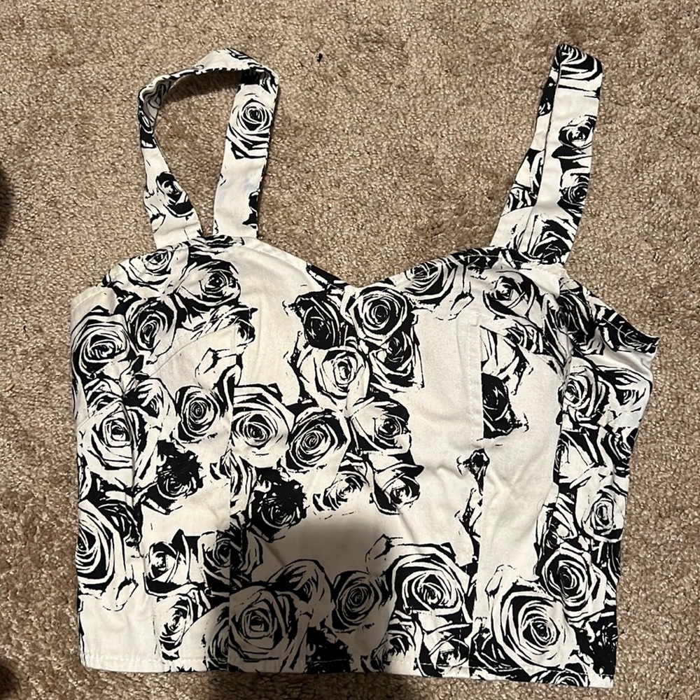 Charlotte Russe lose fit zip corset too